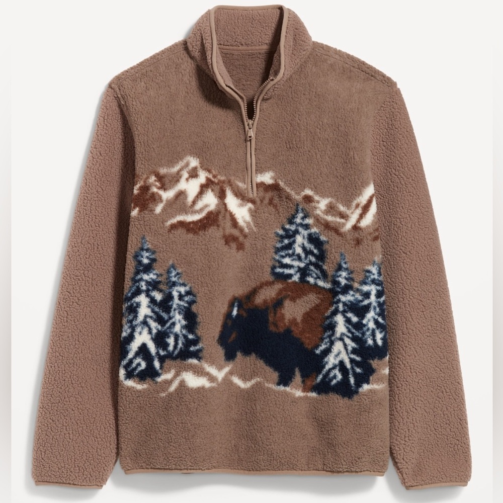 Old Navy Buffalo Quarter Zip
